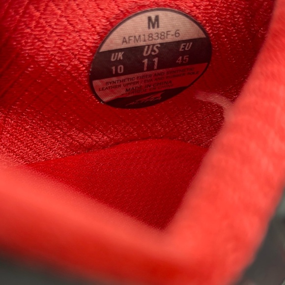 Altra Duo Running Shoes Lightweight Foot Shape Red Black AFM1838F-6 Men's Sz 11 - Picture 8 of 9